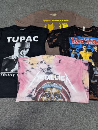 ZV2103 Music Print T-Shirts