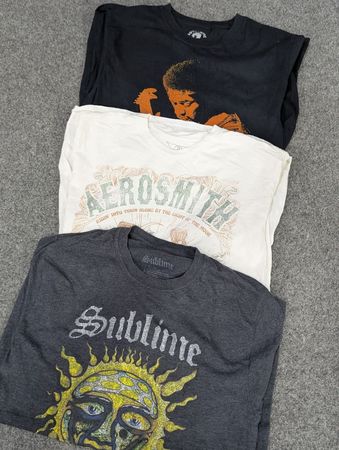 ZV2104 Music Print T-Shirts