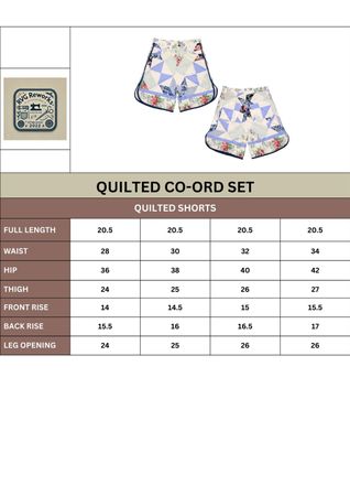 Upcycled Patchwork Quilt Shorts