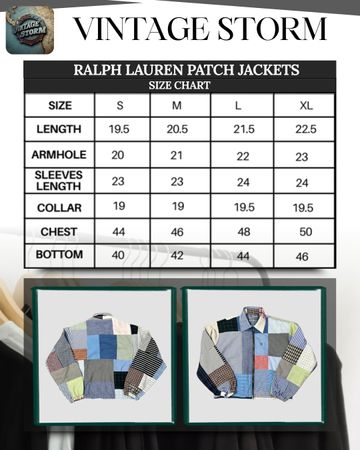 Upcycled Ralph Lauren Patched Jackets