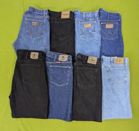 💥 RV2594 Wrangler Zipper Jeans
