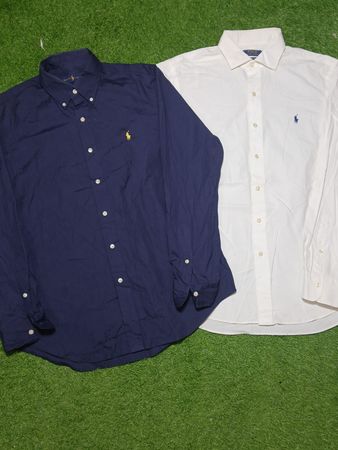 Ralph Lauren button up white shirts