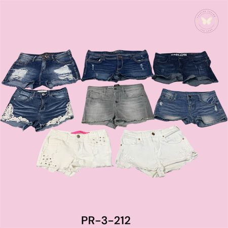 Women’s Denim Mini Shorts – High Waist Casual Summer Shorts (PR-3-212)