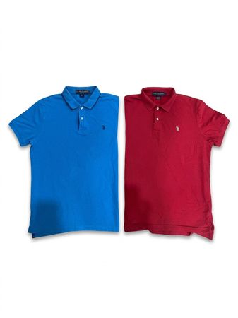 (FV-1012) Solid Colour Polo Coller t-Shirts