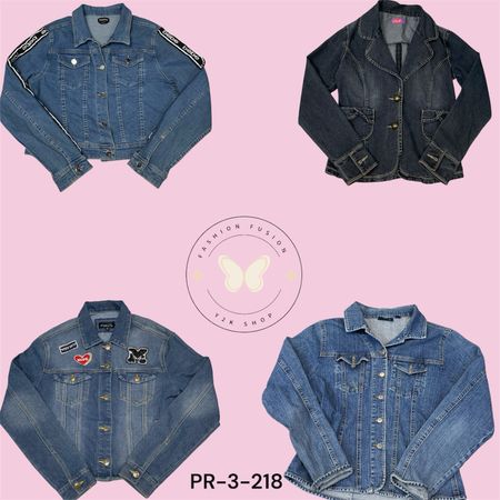 Women’s Classic Blue Denim Jacket – Casual Everyday Wear (PR-3-218)