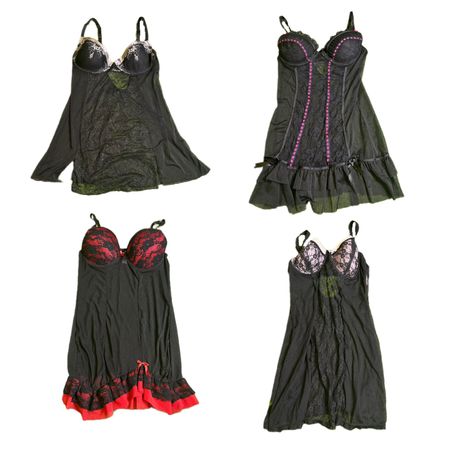 Y2K Gothic Vibe Girls Lingeries RE-2936