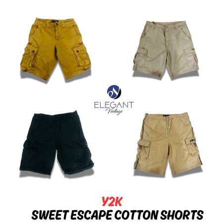 Y2K Sweet Escape Cotton Shorts - EV0940