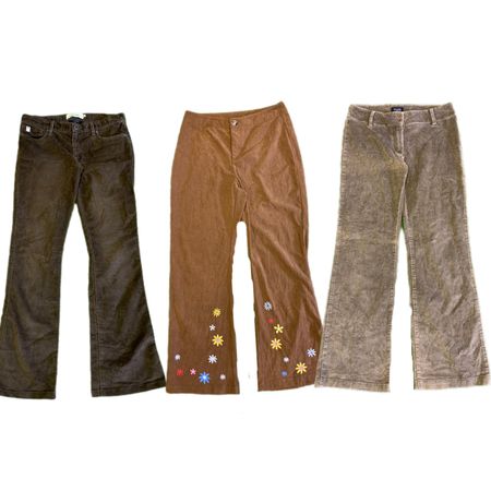 Y2K Unique Corduroy Pants