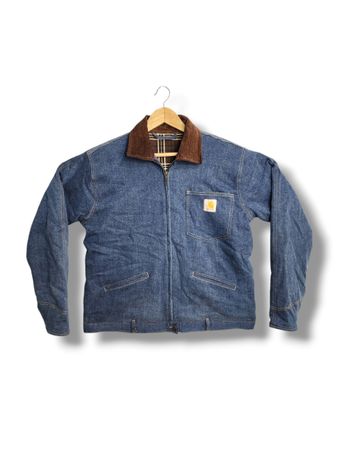 UPCYCLED CARHARTT DENIM DETROIT JACKET