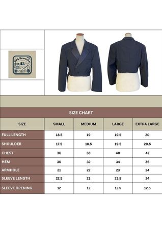 Upcycled Cropped Tailored Blazer