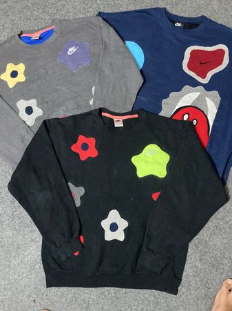 Upcycle Patchwork Nike Jumper