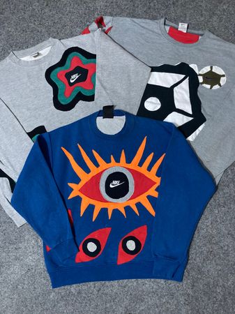 Upcycle Nike Patchwork Jumpers