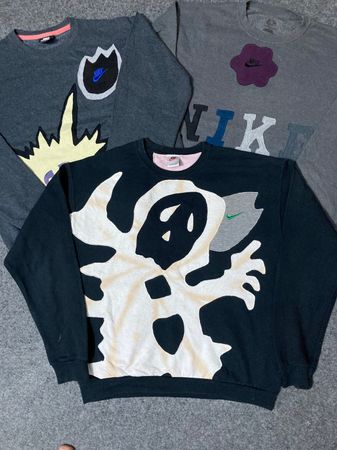 Upcycle Nike Patchwork Jumper