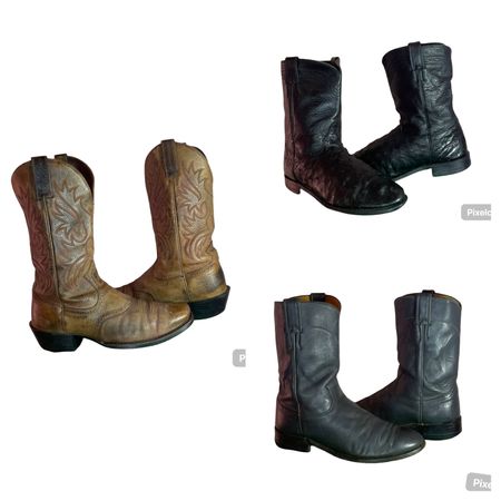 Op 192 ブランデッドカウボーイブーツ