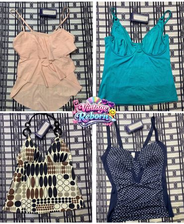 Y2K Vintage Camisole & Tank Top Mix – Retro Prints & Layered Styles | VR-262