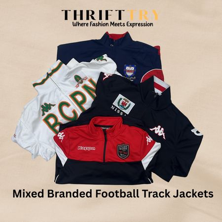 Mixed Branded Football Track Jackets
