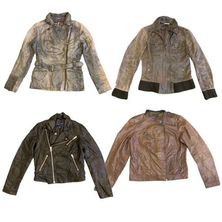 Y2K NYC IT Girl Leather Jacket RW-1709