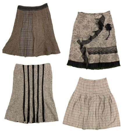 Y2K Gothic Vibe Maxi Skirts RW-1714