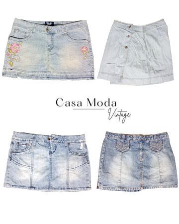 2703-9 Saias Mini de Denim 8Pcs