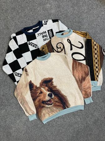 Upcycle Tapestry Sweater