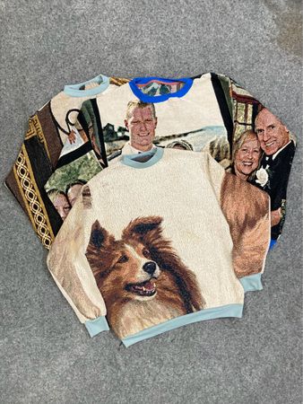 Upcycle Tapestry Sweater