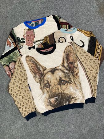 Upcycle Tapestry Sweater