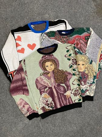 Upcycle Tapestry Sweater