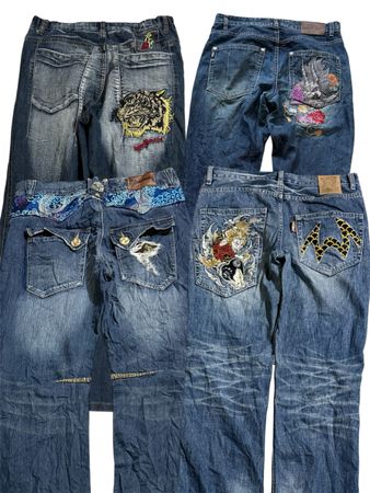 「日本のタトゥージーンズバンドル」