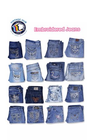 Embroidered Jeans