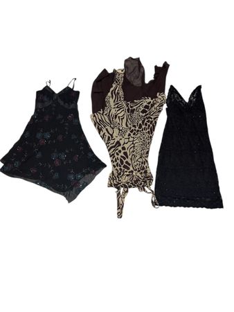 Y2K女性用ミニドレス