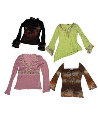 Y2Kウィメンズフルトップス