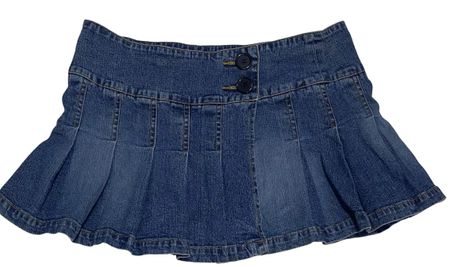 Y2K Denim Mini Skirts.