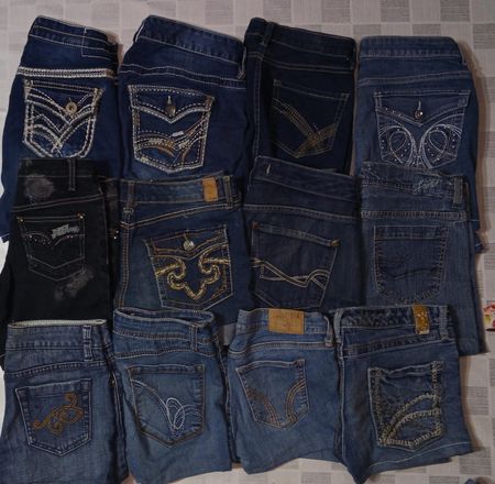 MAURICES AND OTHER MIX BRANDS MINI SHORTS (ID 1255)