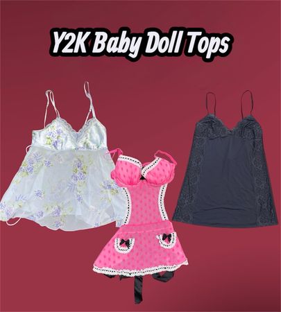 Y2K Baby Doll Tops - (29/03)