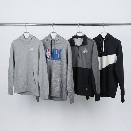 Mixed Branded Hoodies & Sweatshirts  — Champion, Nike, Under Armour, Adidas, Fila, NBA