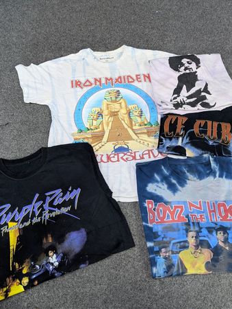 CRZ2121 Music Print T-Shirts