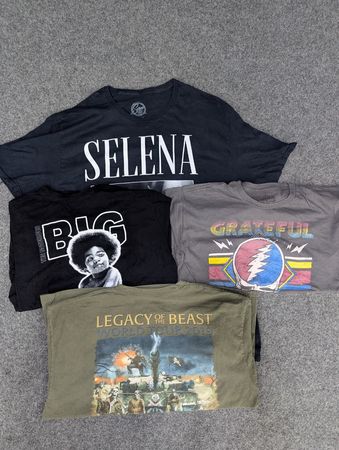 CRZ2125 Music Print T-Shirts