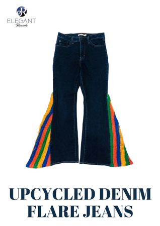 UPCYCLED Denim Flared Jeans - EVR0257
