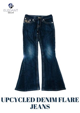 UPCYCLED Denim Flared Jeans - EVR0262