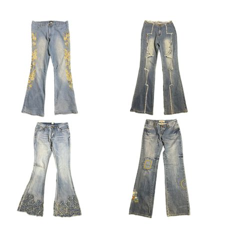 Y2K Unique Denim Jeans (TVL-395)