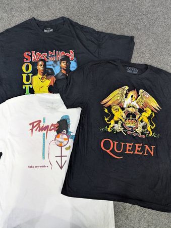 ZV2131 Music Print T-Shirts