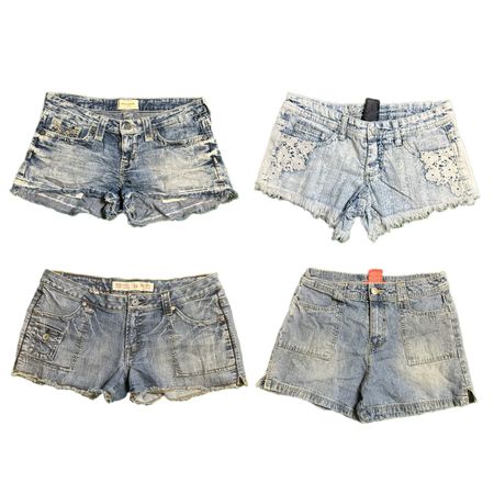 Y2K Unique Denim Shorts (TVL-396)