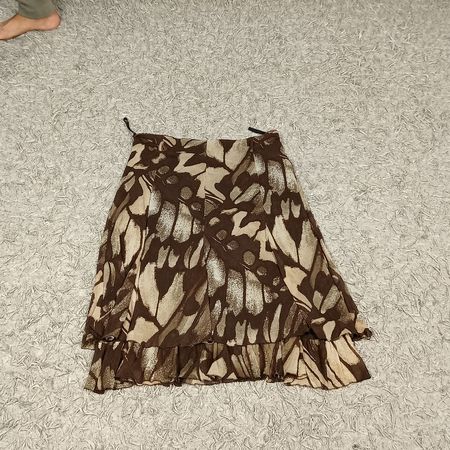 Y2K POLY SKIRTS (BROWN) - BUNDLE 08