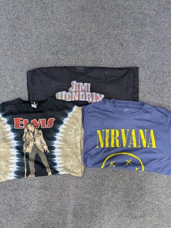 ZV2139 Music Print T-Shirts