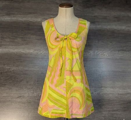 4630 - Y2K Stil Midi Kleid