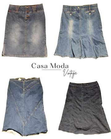 2803-1 Denim Midi Skirts 10Pcs