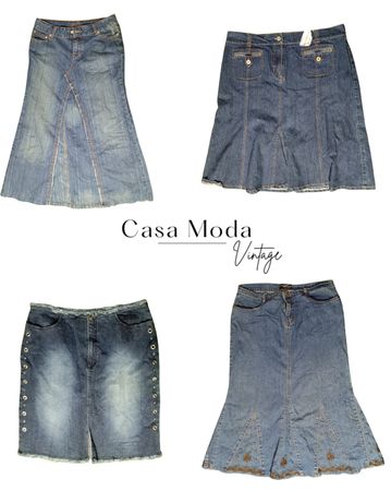 2803-3 Denim Maxi & Midi Skirts 8Pcs