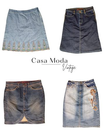 2803-4 Denim Midi Skirts 6Pcs