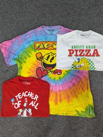 CRZ2142 Cartoon Print T-Shirts