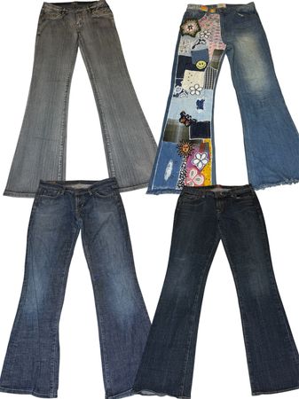 Y2K Flare Jeans | V-T400